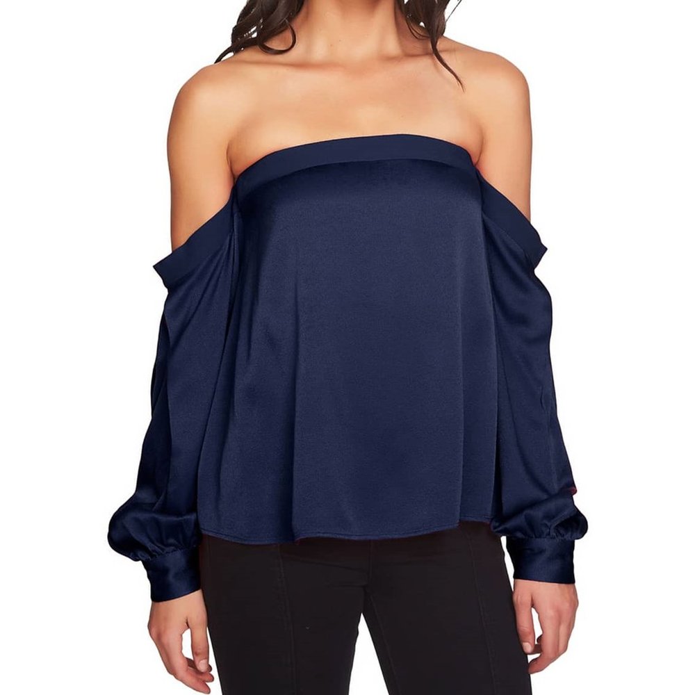NWOT - 1.State Women's Blouse in Blue